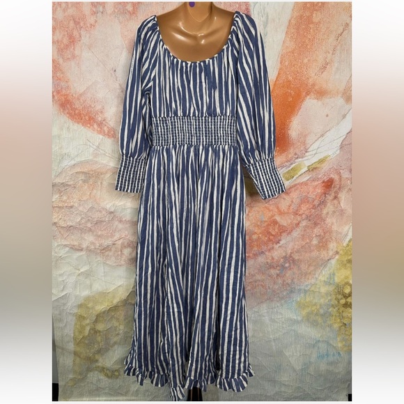 Anthropologie sweetheart midi long sleeves dress - Picture 12 of 12